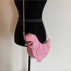 Pink Dinosaur Crossbody Bag